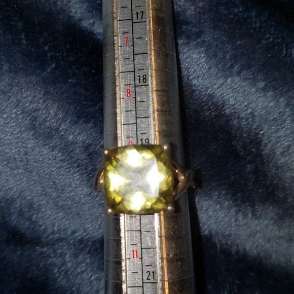Vintage Lemon Quartz Ring. - Picture 5 of 8